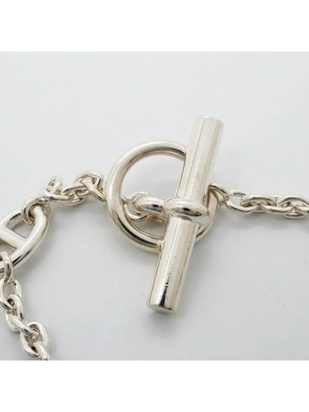 Hermes Chaine D'ancre Farandole 925 Sterling Silver Bracelet